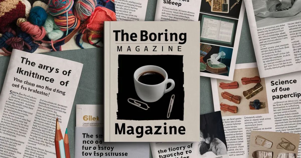 The Boring Magazine: Your Ultimate Guide to a Unique Lifestyle Publication
